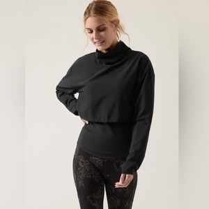 Athleta Whistler Hybrid Top in Black
